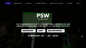 What Paris-space-week.com website looked like in 2020 (3 years ago)