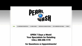 What Pearlcarwash.com website looked like in 2020 (3 years ago)