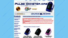 What Pulseoximeter.org website looked like in 2020 (3 years ago)