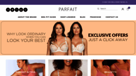 What Parfaitlingerie.in website looked like in 2020 (3 years ago)