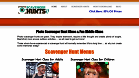 What Photoscavengerhunts.com website looked like in 2020 (3 years ago)