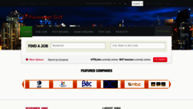 What Placementgulf.com website looked like in 2020 (3 years ago)