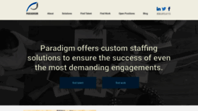 What Paradigminfoservices.com website looked like in 2020 (3 years ago)