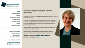 What Praxispsychotherapie-schwab.de website looked like in 2020 (3 years ago)