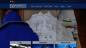 What Popeci.ro website looked like in 2020 (3 years ago)