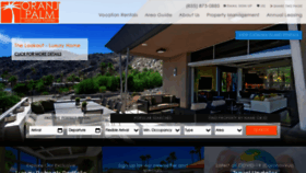 What Palmspringsrentals.com website looked like in 2020 (3 years ago)