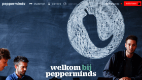 What Pepperminds.nl website looked like in 2020 (3 years ago)