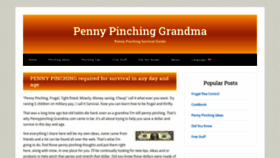 What Pennypinching-grandma.com website looked like in 2020 (3 years ago)