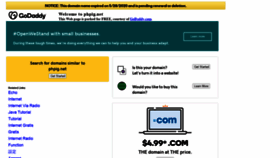 What Phpig.net website looked like in 2020 (5 years ago)