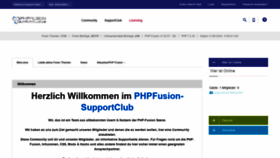 What Phpfusion-supportclub.de website looked like in 2020 (3 years ago)