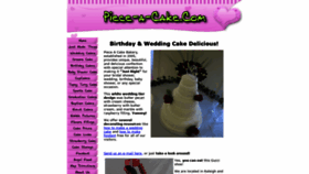 What Piece-a-cake.com website looked like in 2020 (3 years ago)