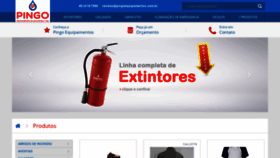 What Pingoequipamentos.com.br website looked like in 2020 (3 years ago)