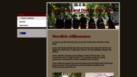 What Pipebandweilerswist.de website looked like in 2020 (3 years ago)