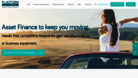 What Platinumcarloans.com.au website looked like in 2020 (3 years ago)