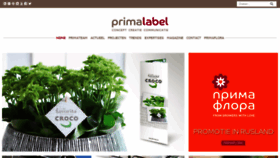 What Primalabel.nl website looked like in 2020 (5 years ago)