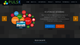 What Pulseinfotech.com website looked like in 2020 (3 years ago)