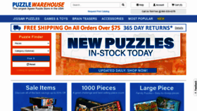 What Puzzlewarehouse.com website looked like in 2020 (3 years ago)