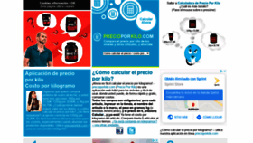 What Precioporkilo.com website looked like in 2020 (3 years ago)