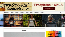 What Pravydomaci.cz website looked like in 2020 (3 years ago)