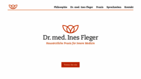 What Praxis-dr-fleger.de website looked like in 2020 (3 years ago)