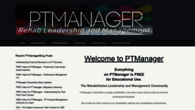 What Ptmanager.com website looked like in 2020 (3 years ago)