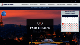 What Paris-en-scene.com website looked like in 2020 (3 years ago)