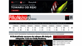 What Pilkanozna.pl website looked like in 2020 (3 years ago)