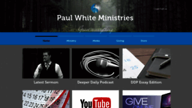 What Paulwhiteministries.com website looked like in 2020 (3 years ago)
