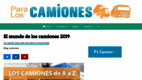 What Paraloscamioneros.com website looked like in 2020 (3 years ago)