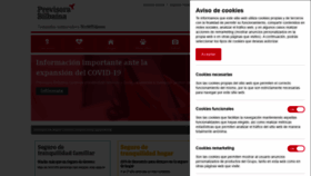 What Previsorabilbaina.com website looked like in 2020 (3 years ago)
