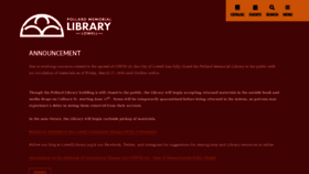 What Pollardml.org website looked like in 2020 (3 years ago)