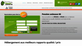 What Pension-animaux-66.com website looked like in 2020 (3 years ago)