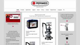 What Perimed-instruments.com website looked like in 2020 (3 years ago)