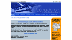 What Pouguide.org website looked like in 2020 (3 years ago)