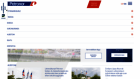 What Petronor.eus website looked like in 2020 (3 years ago)