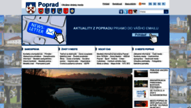 What Poprad.sk website looked like in 2020 (3 years ago)