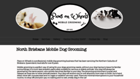 What Pawsonwheels.com.au website looked like in 2020 (3 years ago)