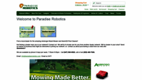 What Paradiserobotics.com website looked like in 2020 (3 years ago)