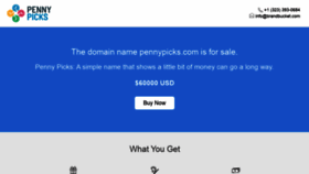 What Pennypicks.com website looked like in 2020 (3 years ago)