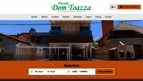 What Pousadadomtoazza.com.br website looked like in 2020 (3 years ago)