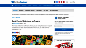 What Photo-slideshow-software-review.toptenreviews.com website looked like in 2020 (3 years ago)