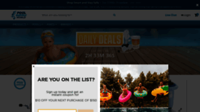 What Poolsupplyworld.com website looked like in 2020 (3 years ago)