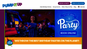 What Pumpitupparty.com website looked like in 2020 (3 years ago)