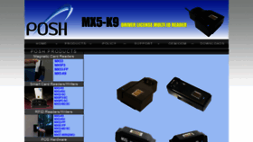 What Poshmfg.ca website looked like in 2020 (5 years ago)