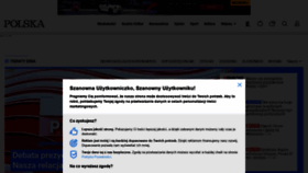 What Polskatimes.pl website looked like in 2020 (6 years ago)