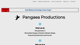 What Pangaea.nu website looked like in 2020 (3 years ago)