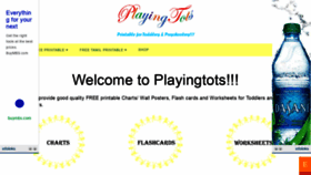 What Playingtots.com website looked like in 2020 (3 years ago)