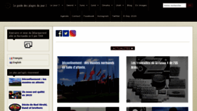 What Plagesdu6juin1944.com website looked like in 2020 (3 years ago)