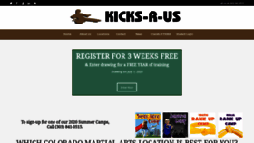 What Parkermartialarts.com website looked like in 2020 (3 years ago)