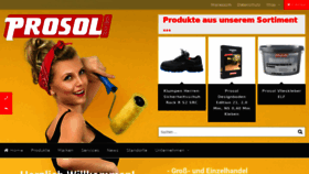 What Prosol-farben.de website looked like in 2020 (3 years ago)